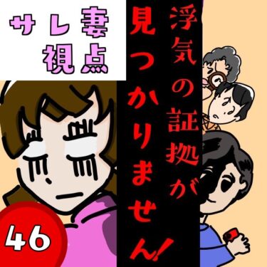 浮気の証拠が見つかりません！【第46話】サレ妻視点